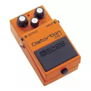Pedal De Efecto Boss Para Guitarra Distortion Ds-1 Naranja