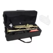 Trompeta Silvertone Sib Laqueada Doble Llave 3l Sltp007